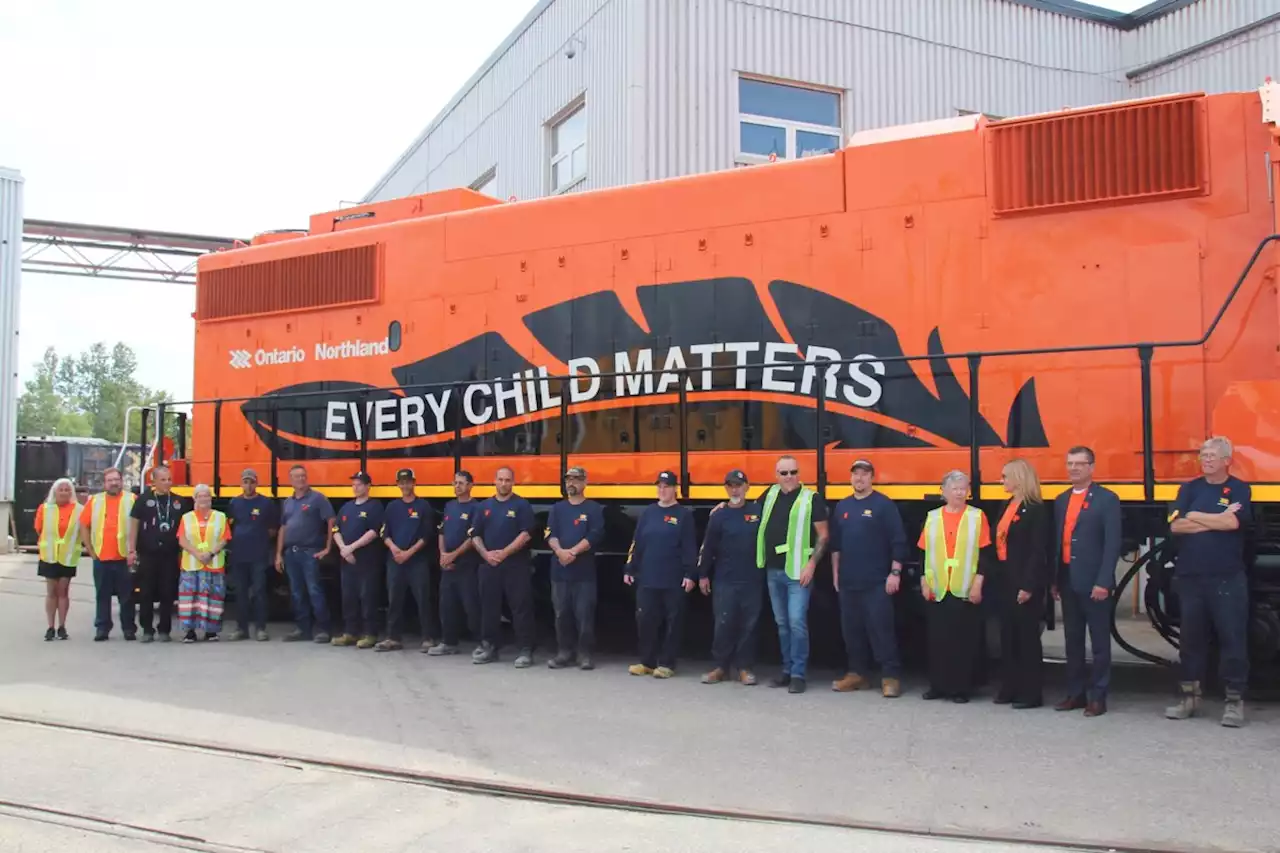 Ontario Northland unveils Every Child Matters locomotive