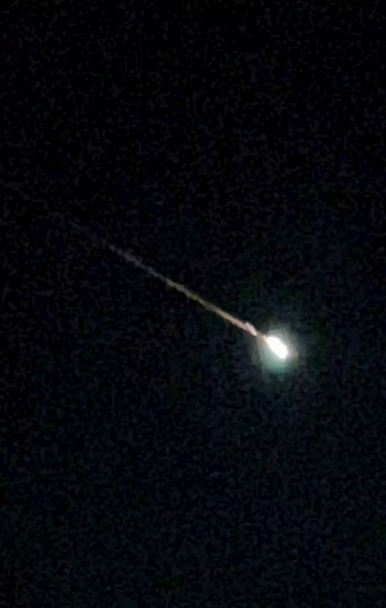 Suspected meteor sighting as 'fireball' streaks across UK night sky