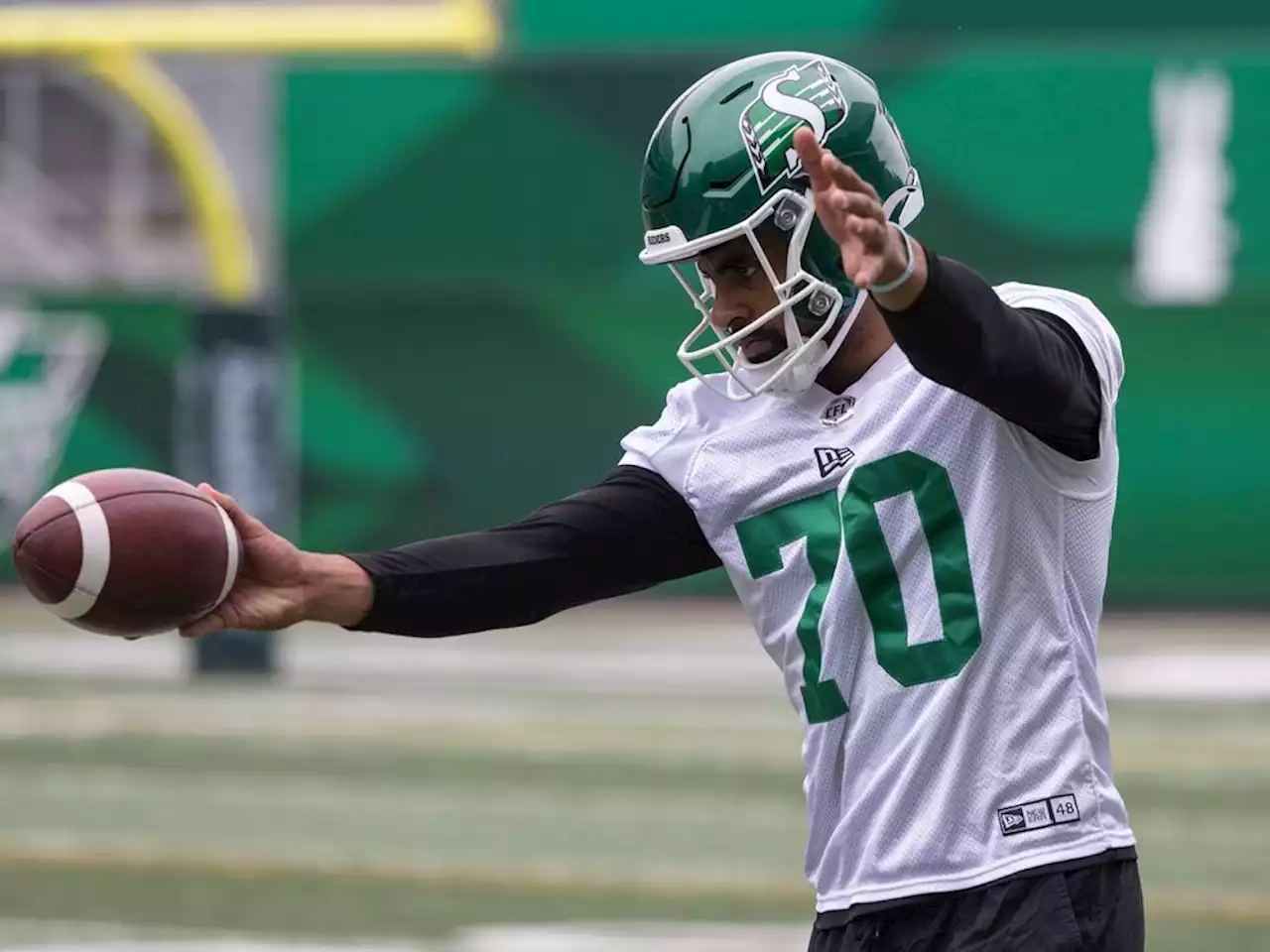 Kaare Vedvik has stepped up as Roughriders' punter