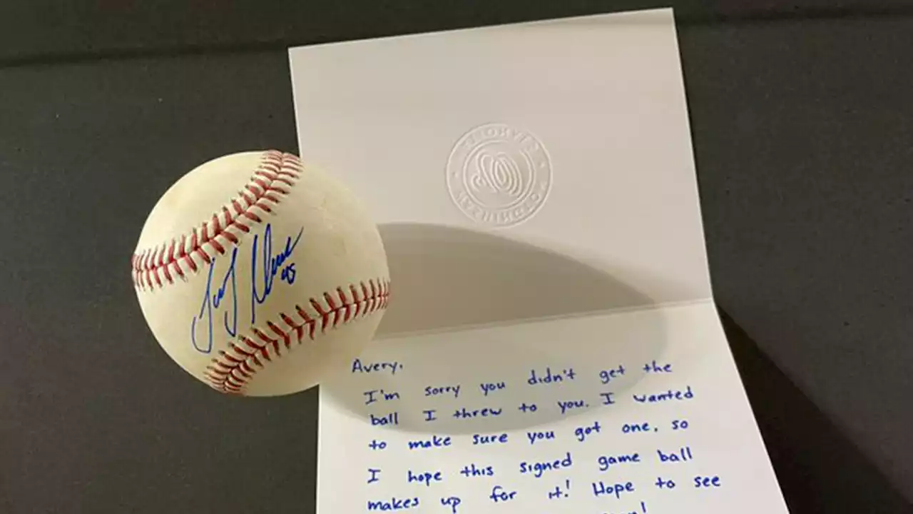 Nationals' Joey Meneses Sends Autograph, Note To Girl After Man Steals Ball