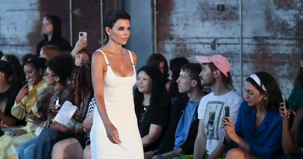 Lisa Rinna takes on the runway for NYFW at 59