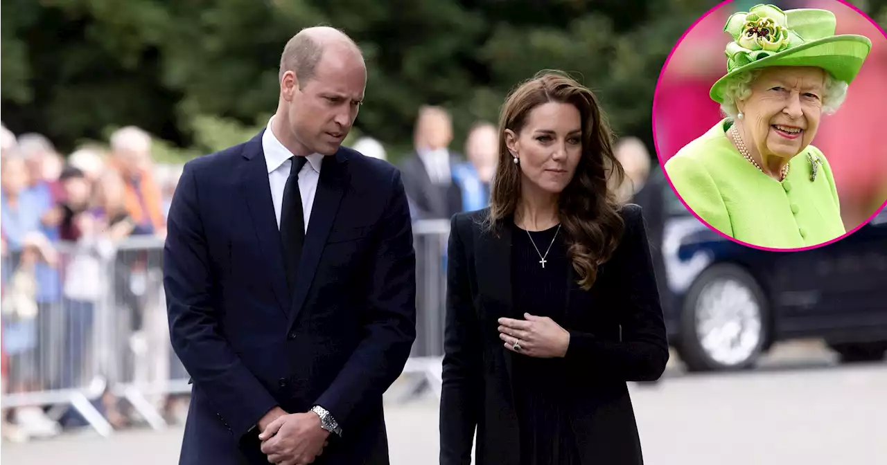 William and Kate View Floral Tributes to Queen Elizabeth at Sandringham