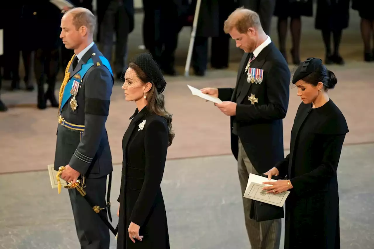 William & Kate Unite with Harry & Meghan Ahead of the Queen's Funeral