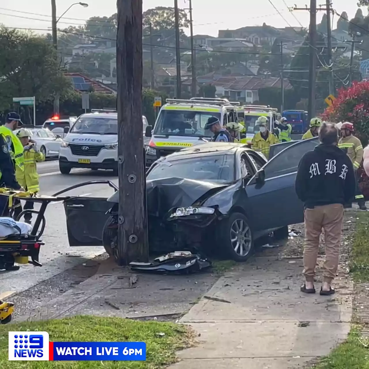 Five teens injured in Sydney car crash