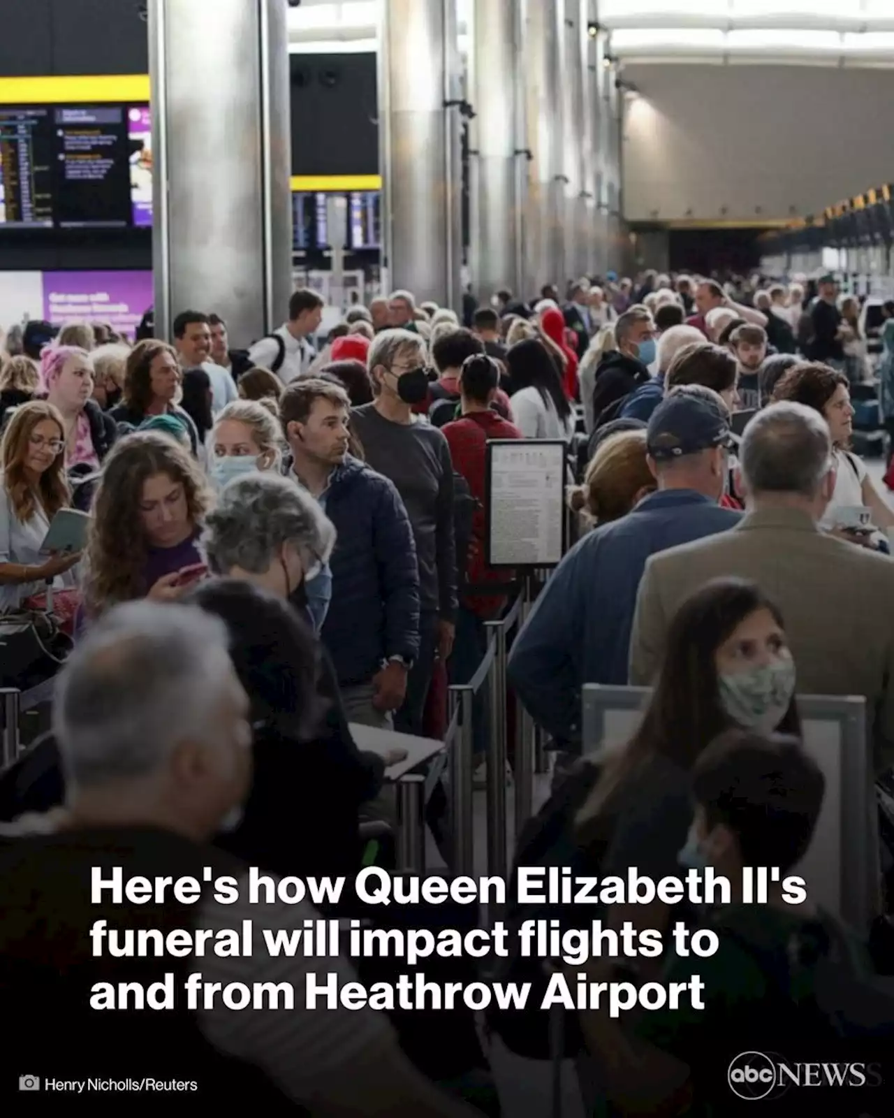 Queen Elizabeth II's funeral to impact flights at Heathrow Airport