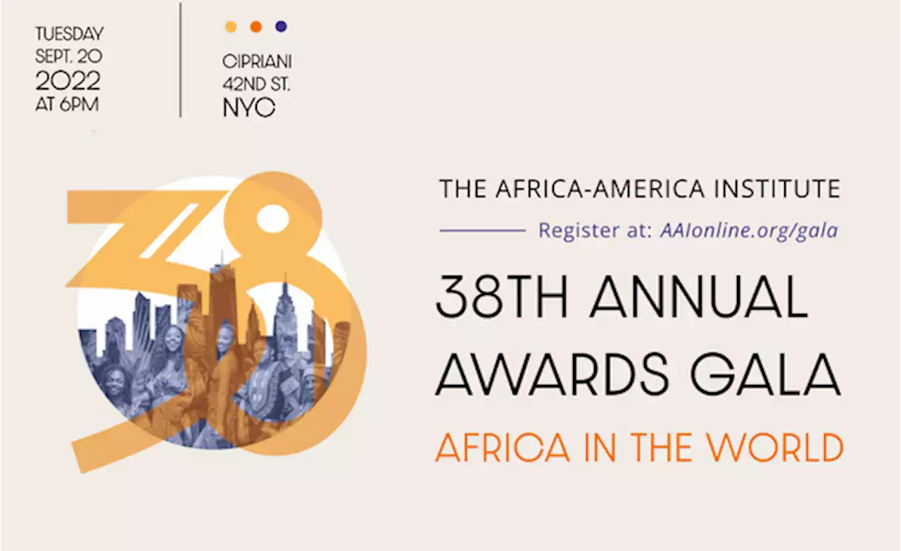 AAI's 38th Awards Gala Focuses on 'Africa in the World' | Sept 20