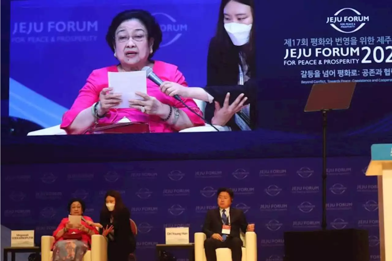 Kemarin, pesan Megawati di Jeju Forum hingga Srikandi Demokrat