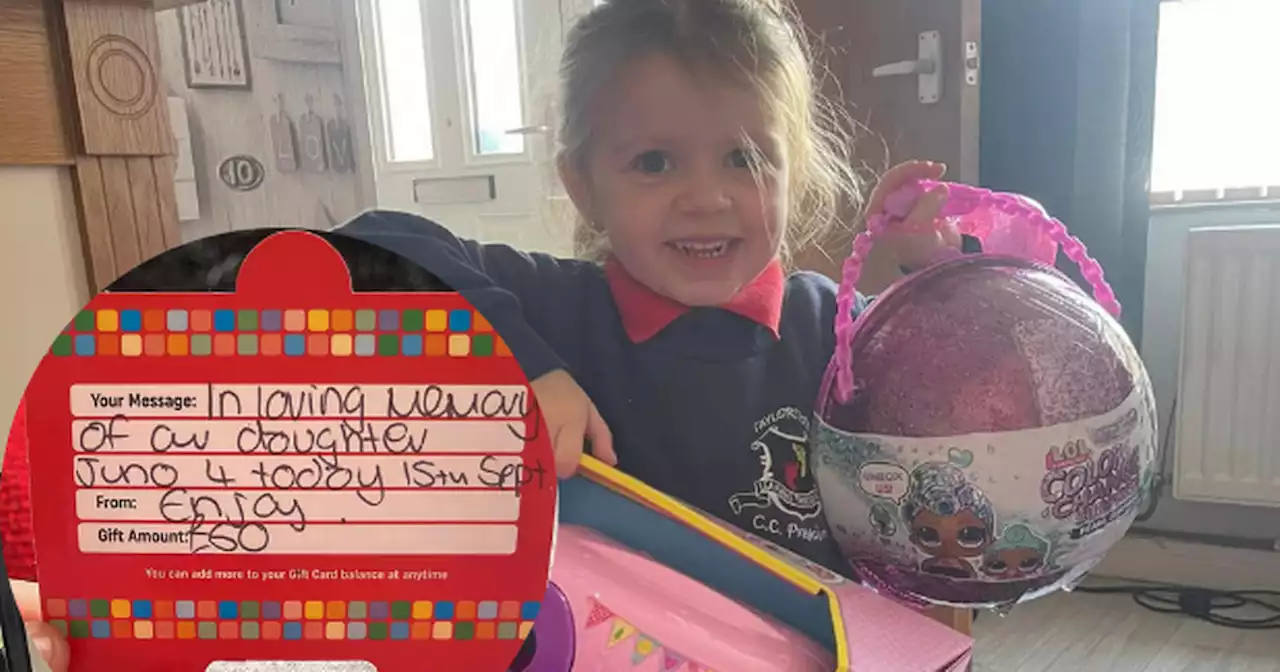 Bereaved parent's act of kindness leaves mum and Smyths staff in tears