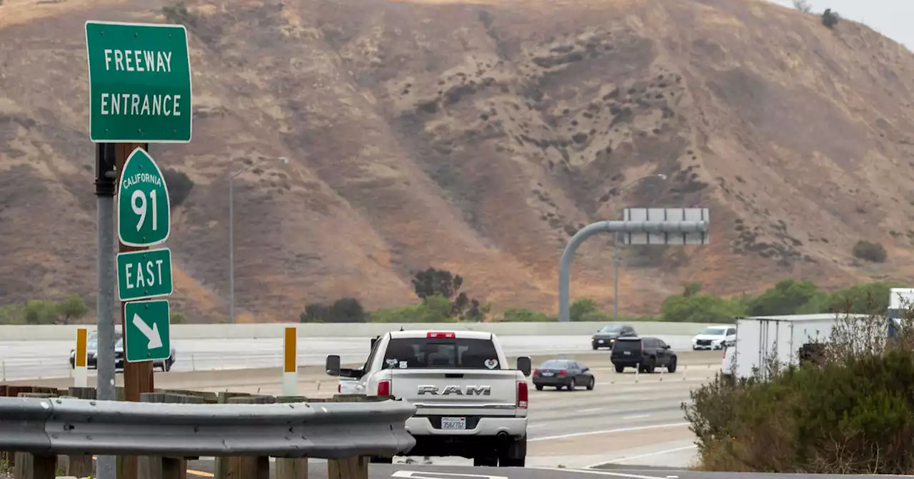 Drivers beware: Eastbound lanes of 91 Freeway to be closed for construction over weekend