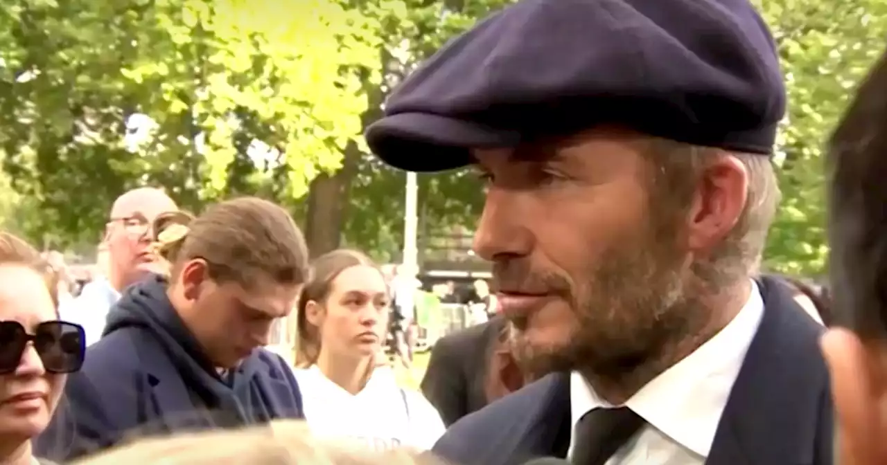 David Beckham waits over 12 hours in line to pay respects to Queen Elizabeth II