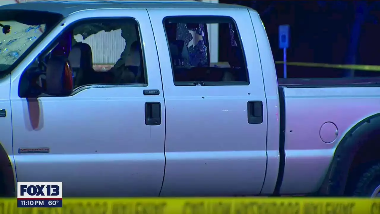 Driver shoots out all their truck windows while confronting man accused of stealing it