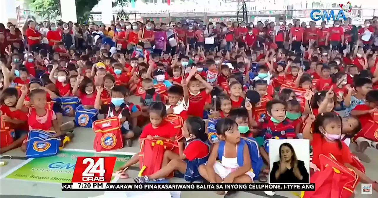 4,800 students from Samar receives school supplies, hygiene kits from GMA Kapuso Foundation