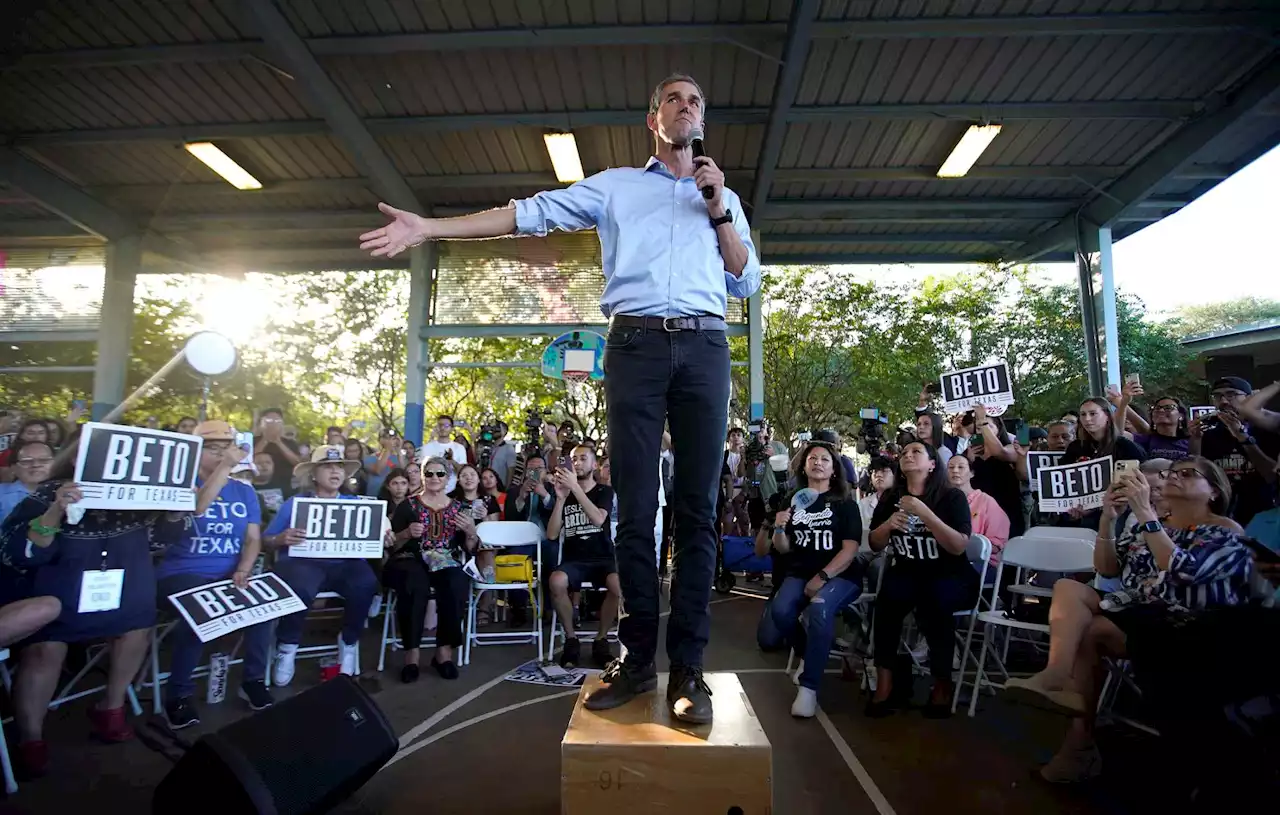 As Beto O’Rourke raises money in California, Gov. Abbott’s campaign fires away