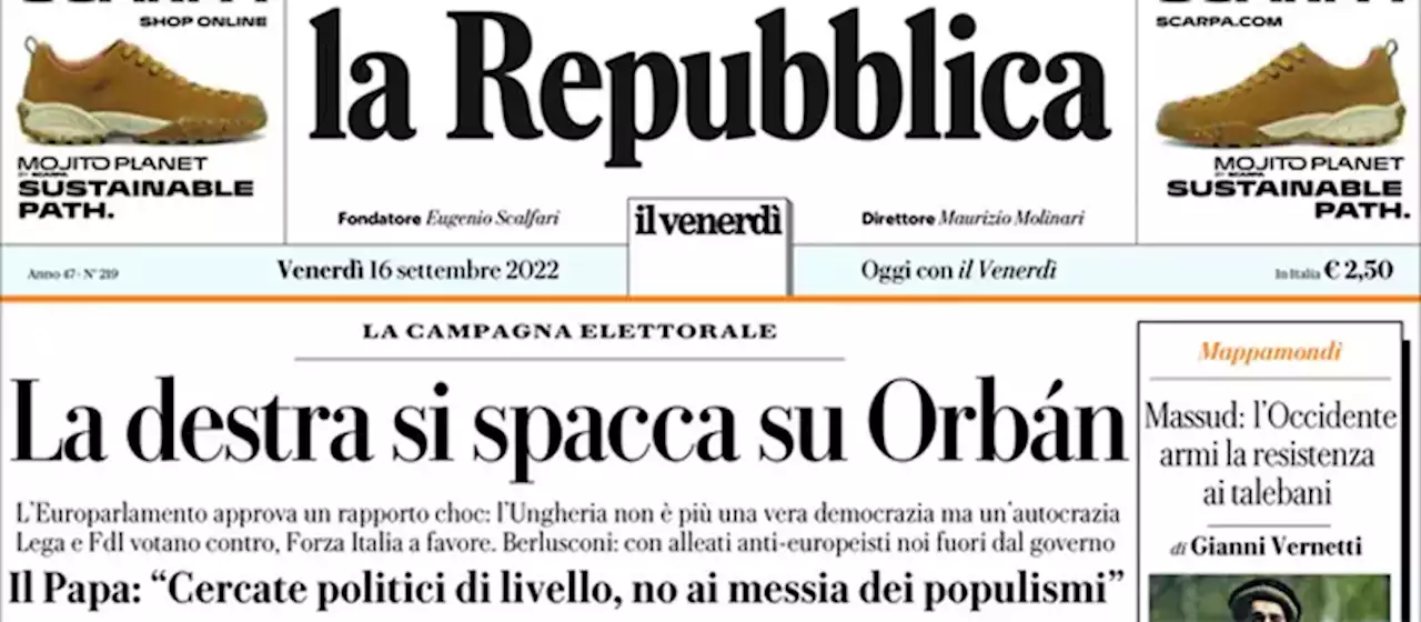 Le prime pagine di oggi - Il Post