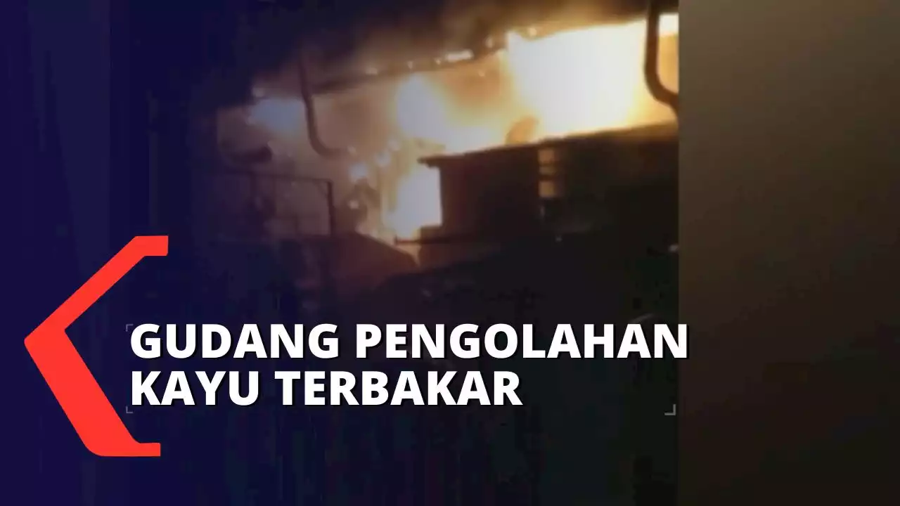 3 Gudang Pengolahan Kayu di Kabupaten Grobongan Jawa Tengah Terbakar!