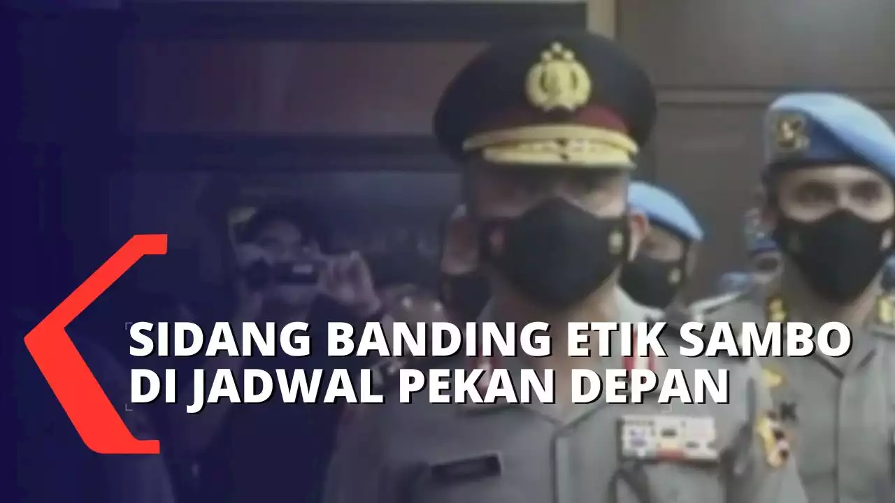 Polri Menjadwalkan Sidang Banding Etik Ferdy Sambo Digelar Pekan Depan!