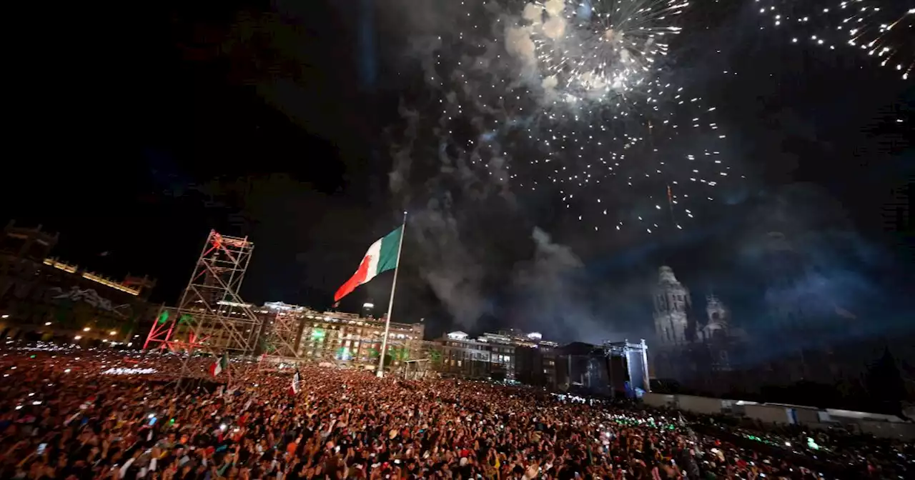 Mexico City's bells ring for Independence Day, in a massive celebration