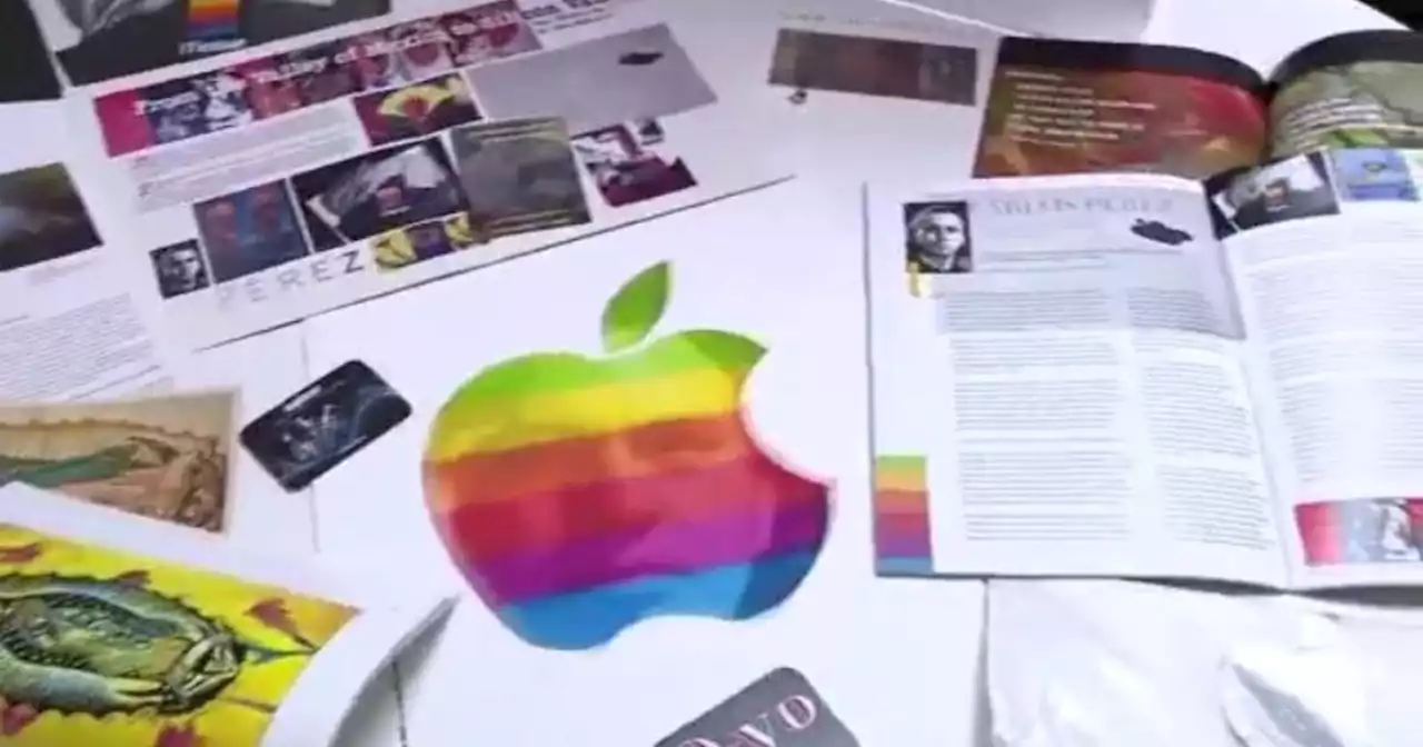 World-famous Apple logo one of many works by South Bay artist Carlos Pérez David