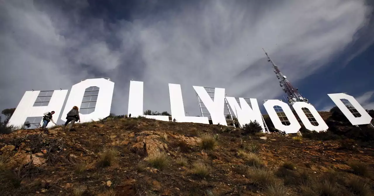 For 100th birthday, the Hollywood sign gets a new paint job