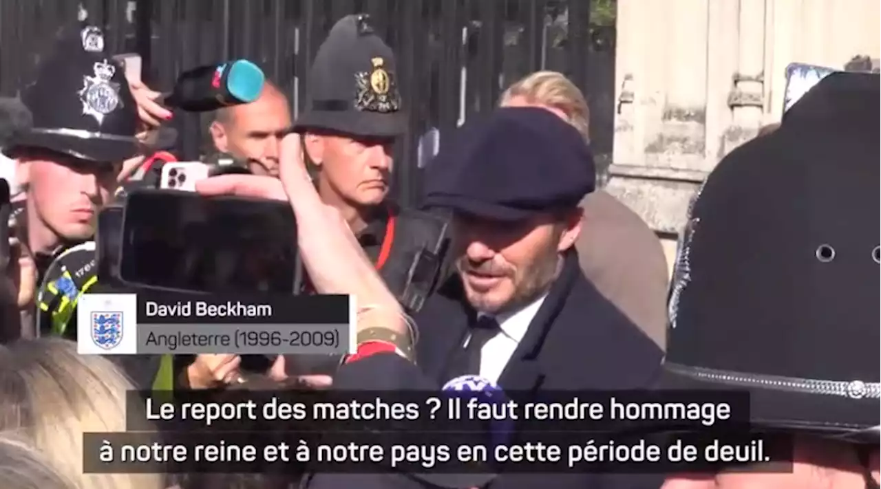 David Beckham patiente 12 heures pour voir le cercueil de la Reine Élizabeth II