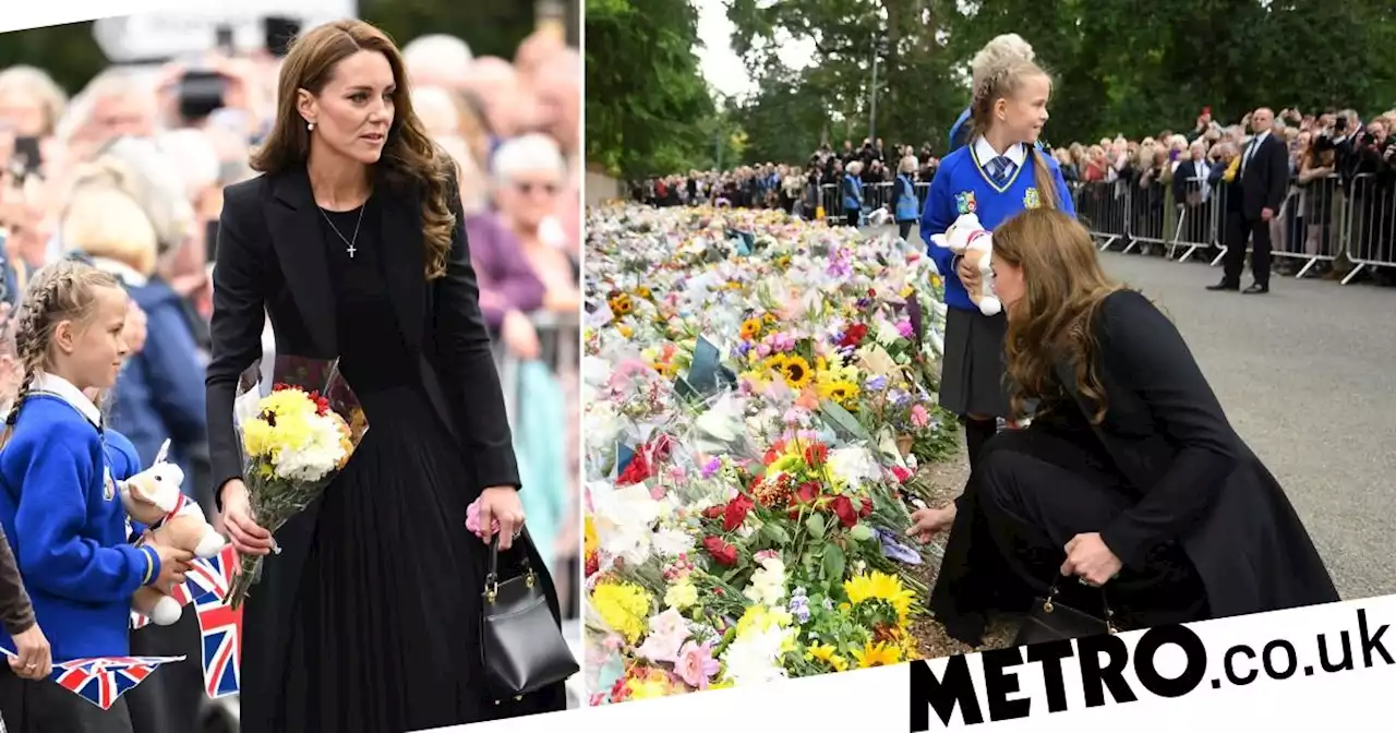 Schoolgirl 'cried with joy' when Kate invited her to pay tribute to the Queen