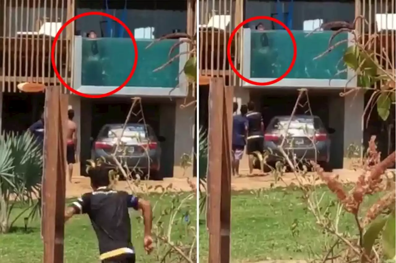 ‘Lewd’ couple has sex in transparent swimming pool as crowd watches