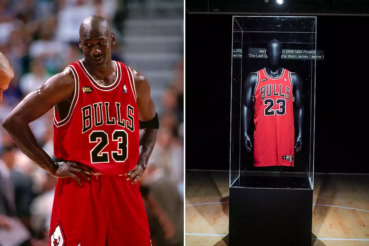 Michael Jordan ‘Last Dance’ jersey from 1998 NBA Finals sells for record breaking $10.1 million