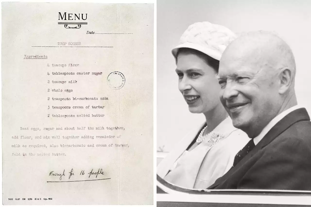 Queen Elizabeth II’s pancake recipe given to Eisenhower resurfaces