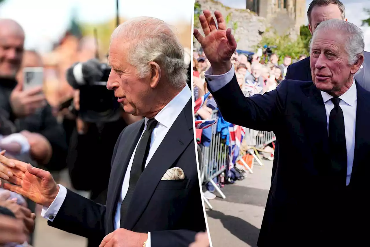 King Charles III’s hands turn red and raw during greetings in Wales