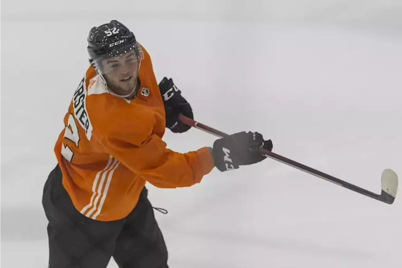 Flyers winger Tyson Foerster looking to round out his pro game with a physical edge