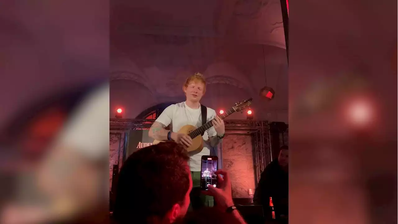 Ed Sheeran spielte Geheimkonzertli in Zürich