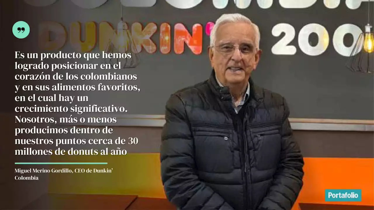 Dunkin’ llega a 200 tiendas en el país y 30 millones de donuts al año