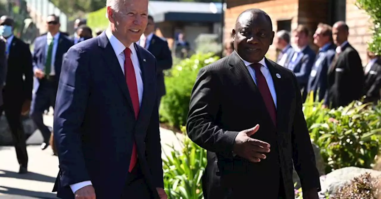 Biden set to talk Ukraine, Russia with S.Africa's Ramaphosa