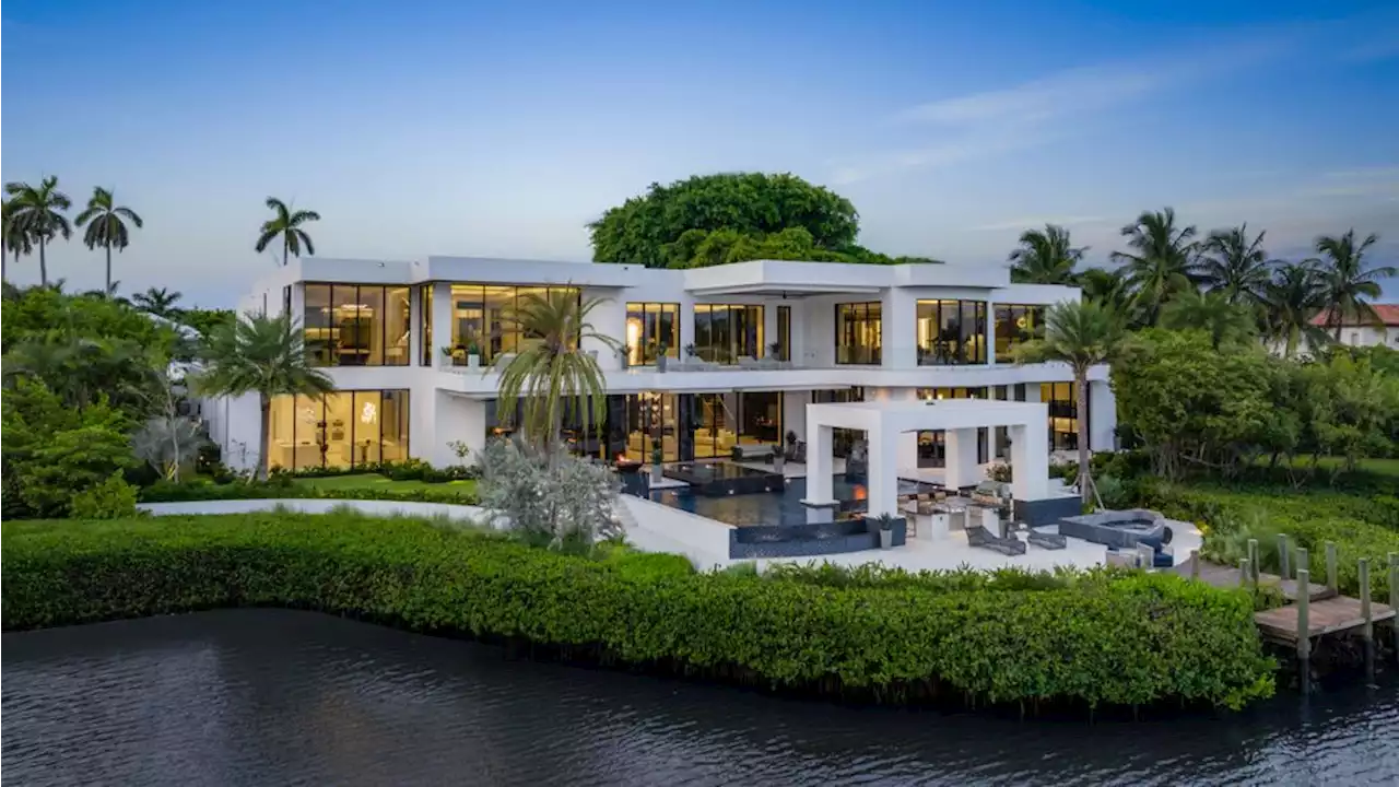 This Epic $30 Million Florida Mansion Comes With Its Own Moat and Boat Dock