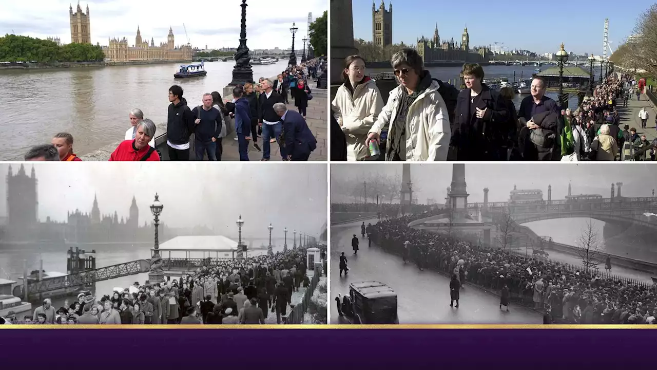 Lying in state in pictures: How queues for Queen compare to previous monarchs and prime ministers?