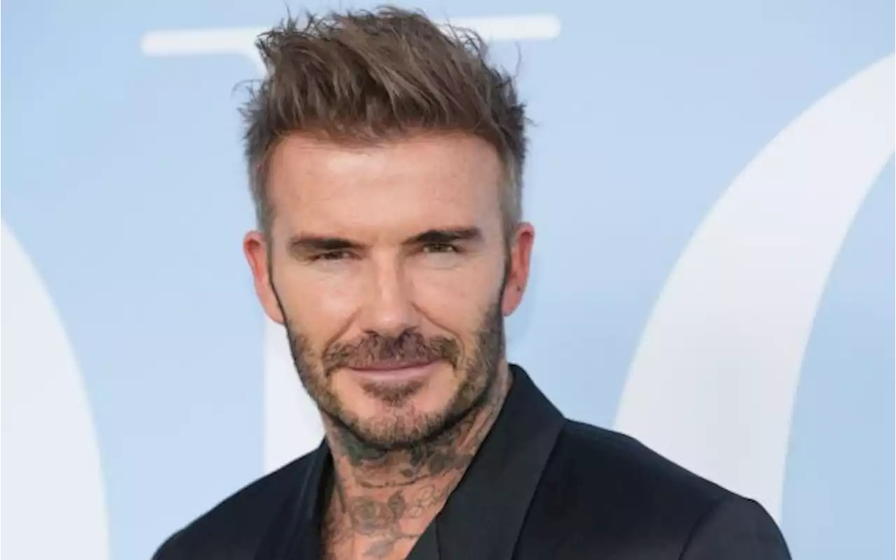 David Beckham a Milano per girare uno spot per Maserati