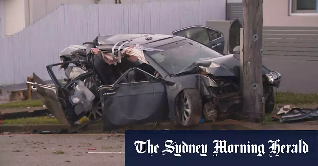 Five teens hurt in Sydney car crash in eerie echo of Buxton tragedy