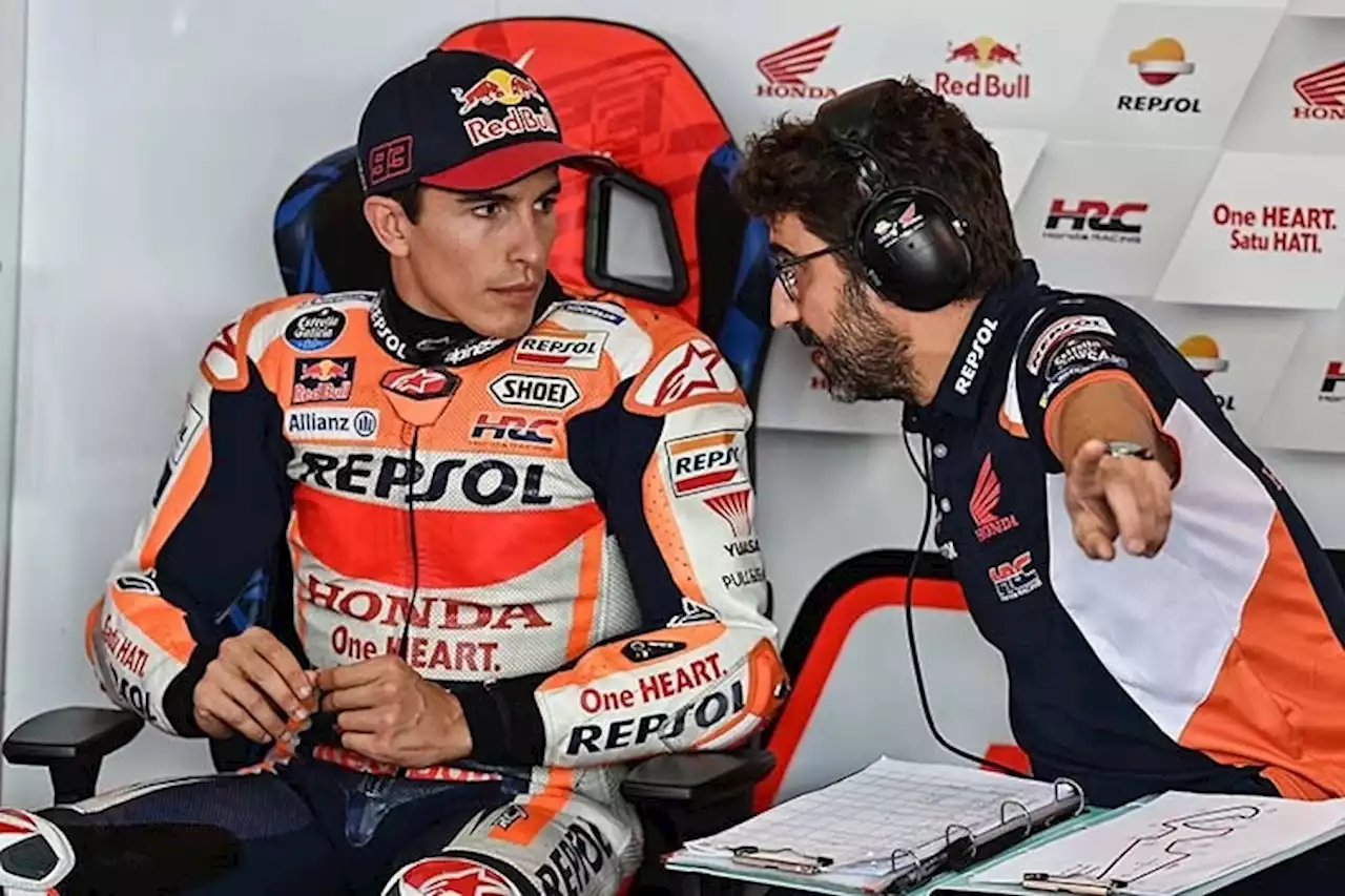 Marc Márquez (Honda/8.): Top-Zeit mit Kalex-Schwinge