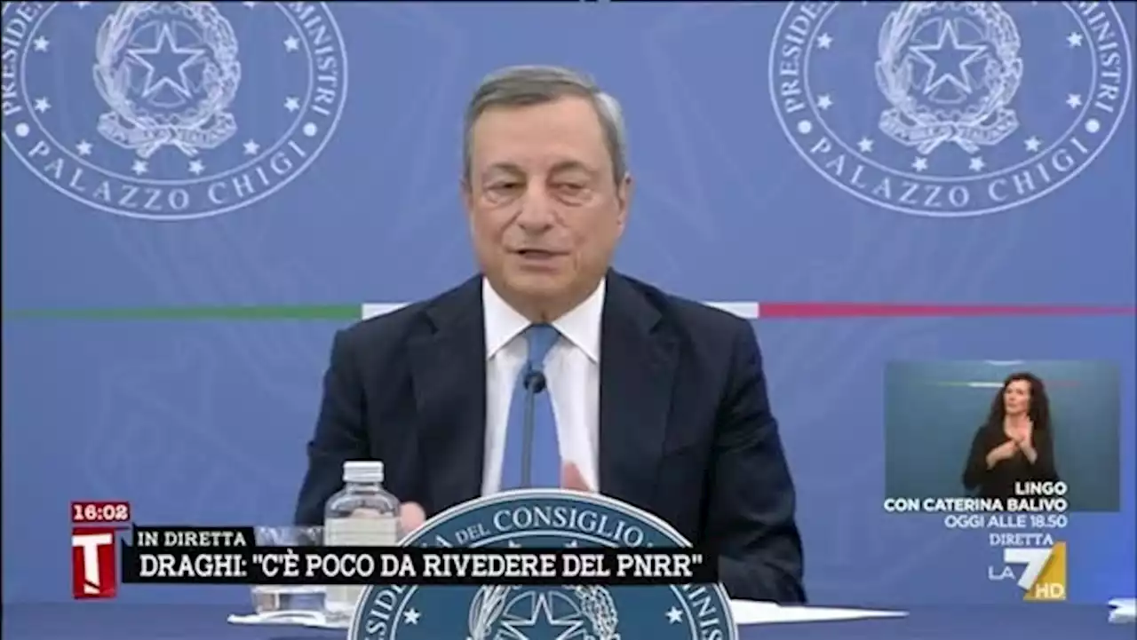 Draghi: 'Lega e FdI con Orban? I partner bisognerebbe sceglierli in base all'interesse degli italiani'