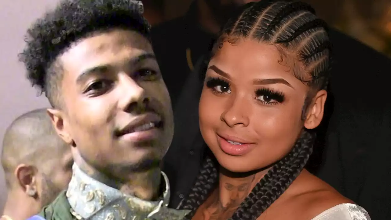 Blueface & Chrisean Rock Share Wet Tongue Kiss During NYFW