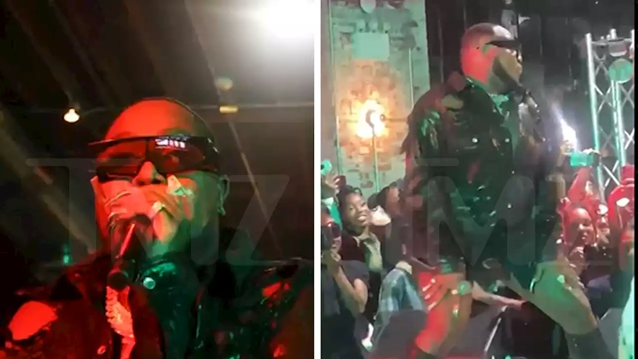 Saucy Santana & Coi Leray Perform During NYFW