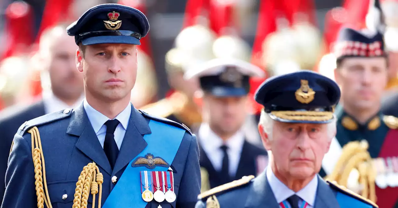 Prince William says walk behind queen’s coffin ‘brought back a few memories’