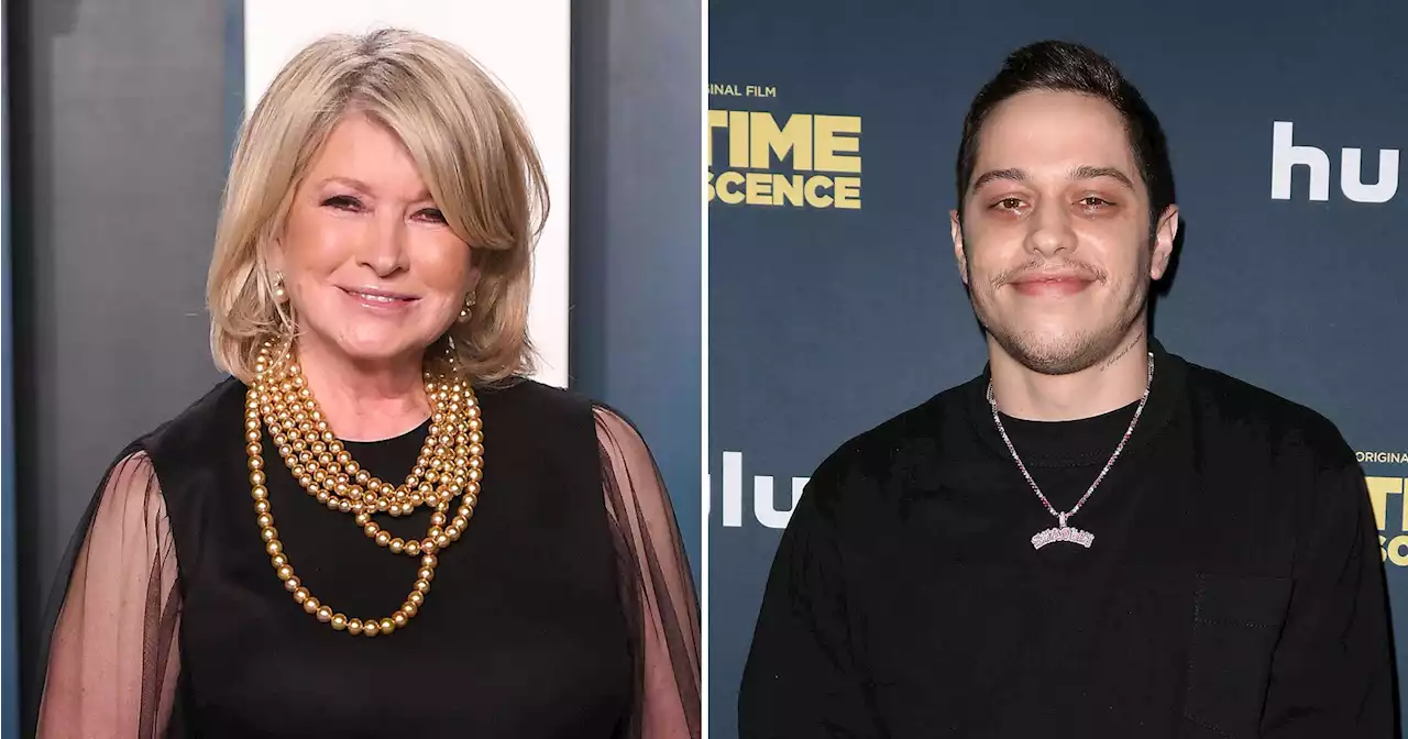 Martha Stewart Thinks Pete Davidson Is Having 'Fun' After Kim K. Split