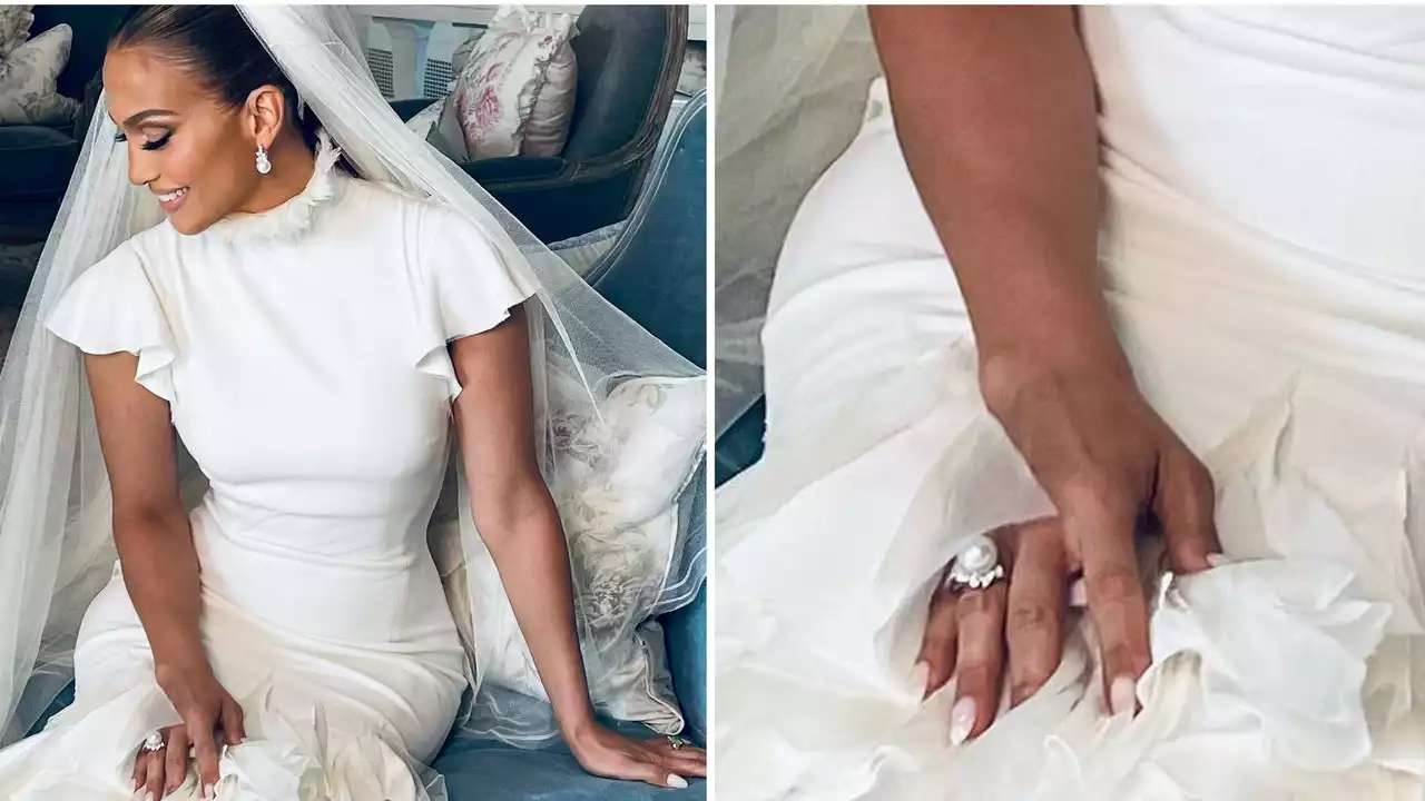 Jennifer Lopez e il significato nascosto nella sua manicure da sposa