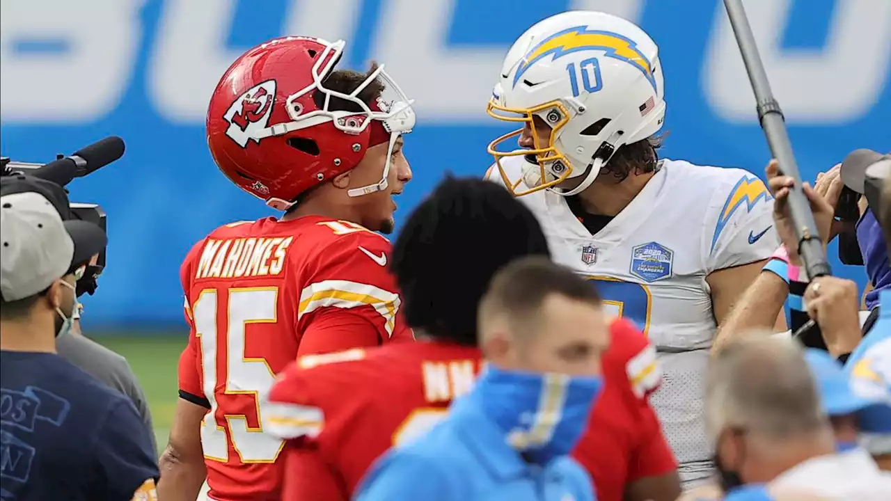 Chargers-Chiefs Thursday Night Football: Patrick Mahomes, Justin Herbert duel it out for AFC West supremacy