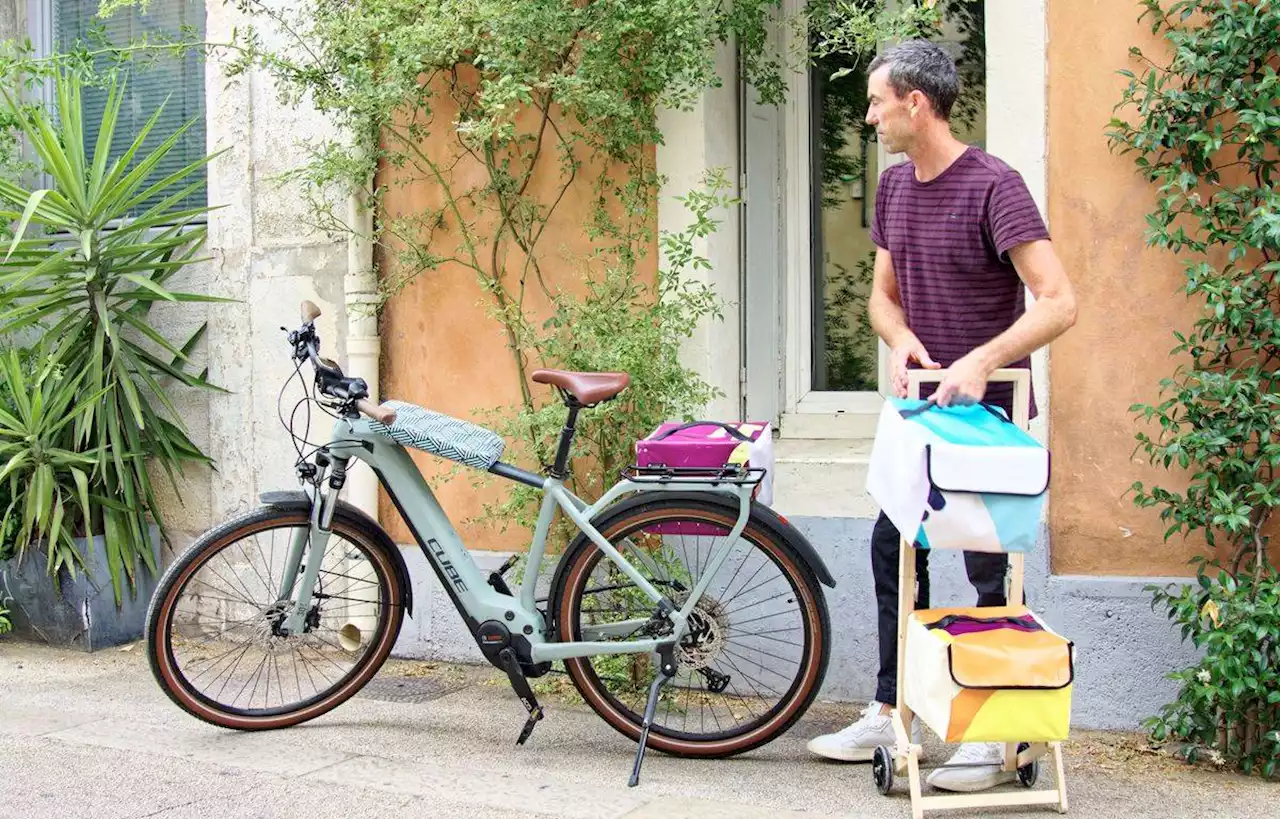 Pliable, pratique et écolo, il réinvente le cabas à roulettes de mamie