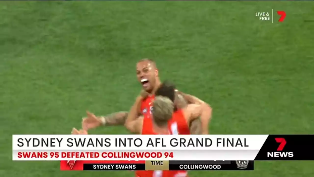 AFL finals live: Swans stave off fast finishing Magpies to win preliminary final epic