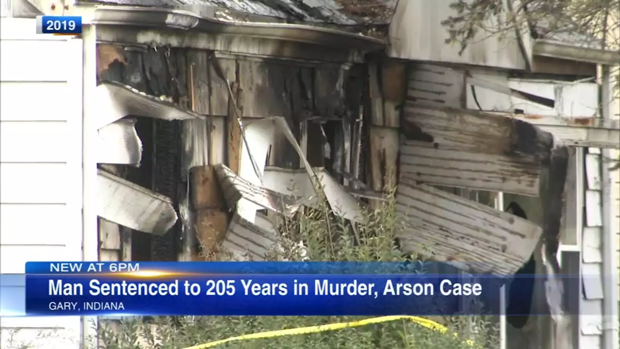 Man gets 205 years for killing girlfriend, 2 of her family members before setting Gary home on fire