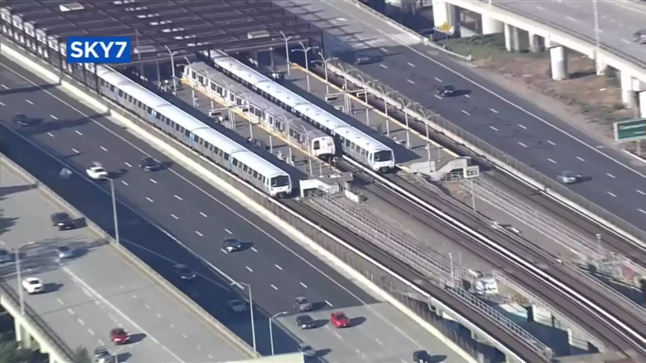 Motorcyclist dead after being ejected onto BART tracks, hit by train in Oakland; service restored