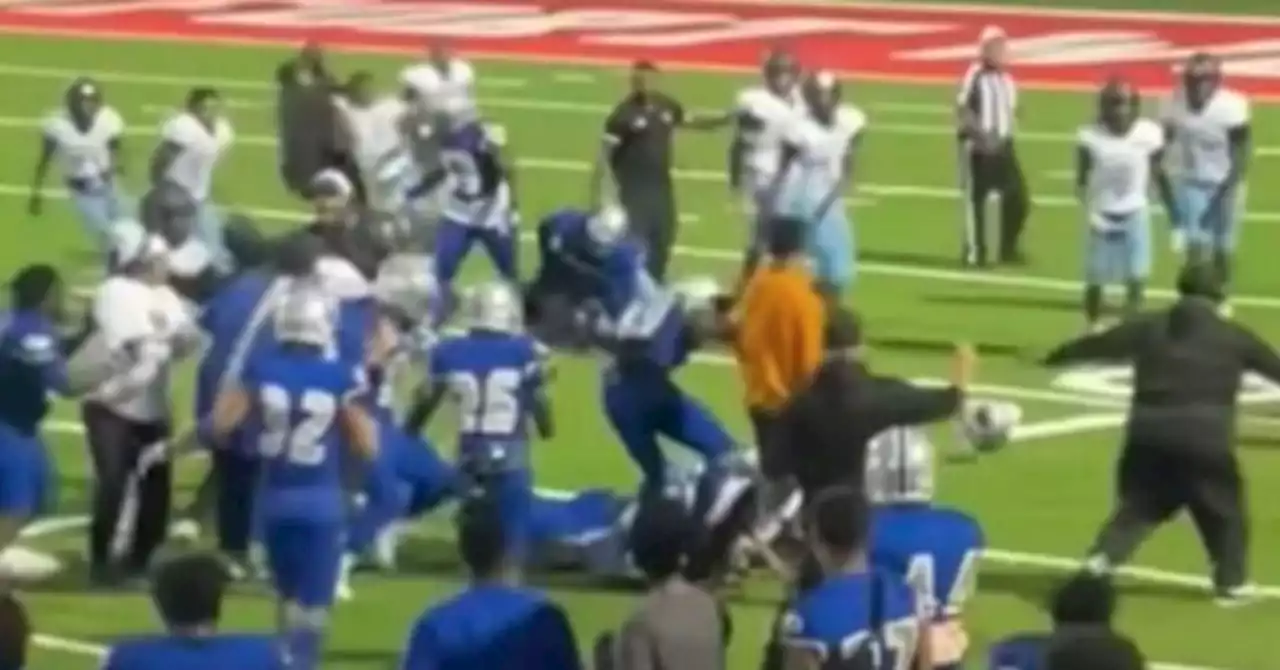 Wild Melee at High School Football Game Gets Both Teams Ejected